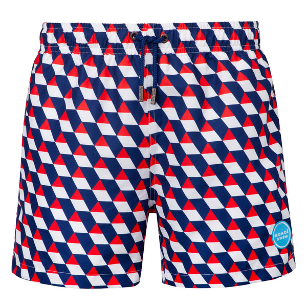 Geometric Swim Trunks
